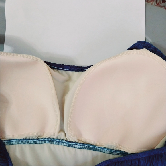 🔵BOGO FREE🔵 NWT Swim & Sweat Blue One Piece Swim Suit SZ 26W - Picture 5 of 7